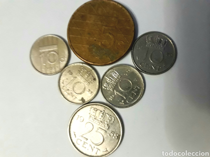 Monedas antiguas de Europa: 7 Monedas de Holanda - Foto 1