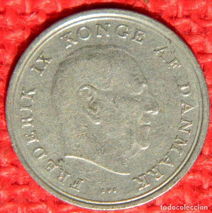 Monedas antiguas de Europa: Dinamarca - 1 Krone - 1972 - Foto 1