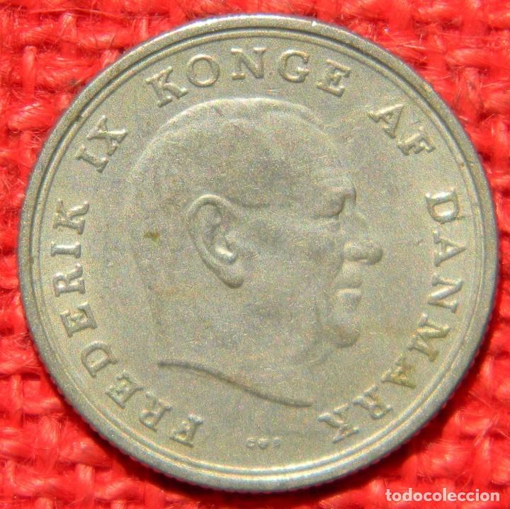 Monedas antiguas de Europa: Dinamarca - 1 Krone - 1967 - Foto 1