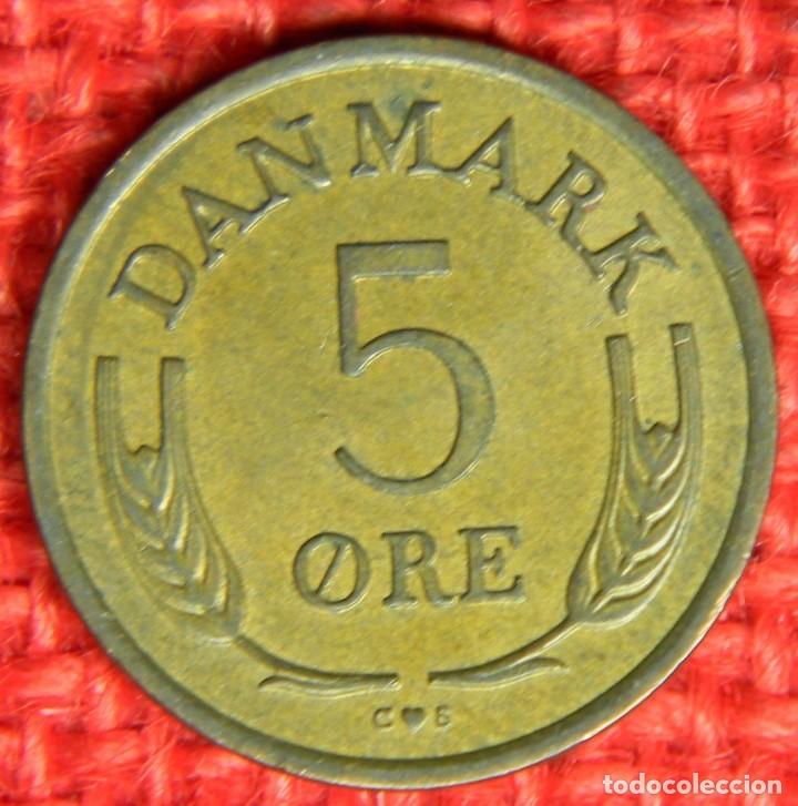Monedas antiguas de Europa: Dinamarca - 5 Ore - 1963 - Foto 2
