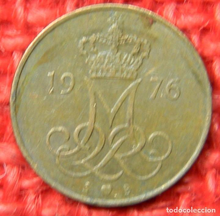 Monedas antiguas de Europa: Dinamarca - 5 Ore - 1976 - Foto 1