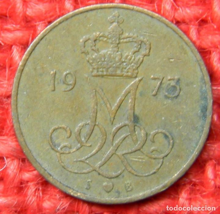 Monedas antiguas de Europa: Dinamarca - 5 Ore - 1973 - Foto 1