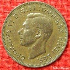 Monete antiche di Europa: REINO UNIDO - INGLATERRA - 1/2 HALF PENNY - 1950 - KRAUSE KM# 868 - 5,66 GR. - 25,4 MM. Lote 182512931