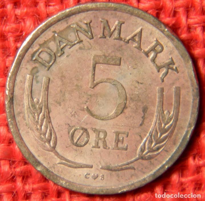 Monedas antiguas de Europa: Dinamarca - 5 Ore - 1960 - Foto 2