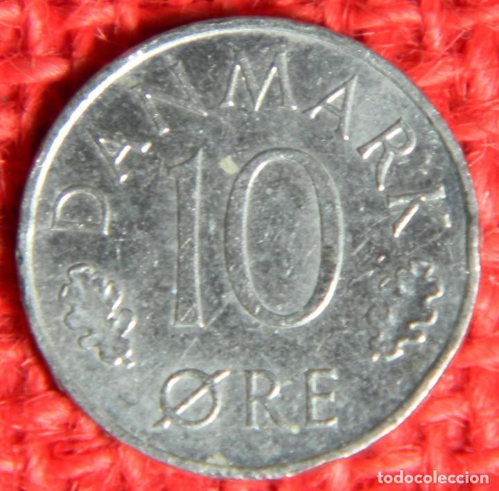 Monedas antiguas de Europa: Dinamarca - Danmark - 10 Ore - 1977 - Foto 2