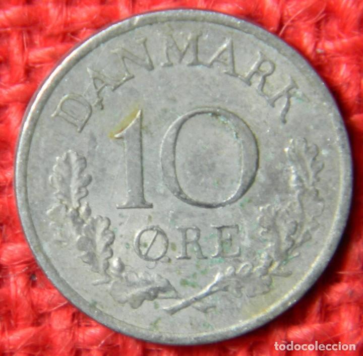 Monedas antiguas de Europa: Dinamarca - Danmark - 10 Ore - 1960 - Foto 2