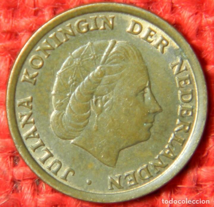 Monedas antiguas de Europa: Holanda - Nederlanden - 1 Cent - 1966 - Foto 1