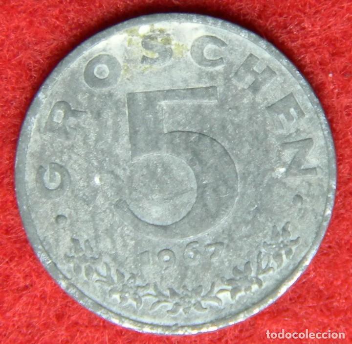 Monedas antiguas de Europa: Austria - 5 Groschen - 1967 - Foto 2