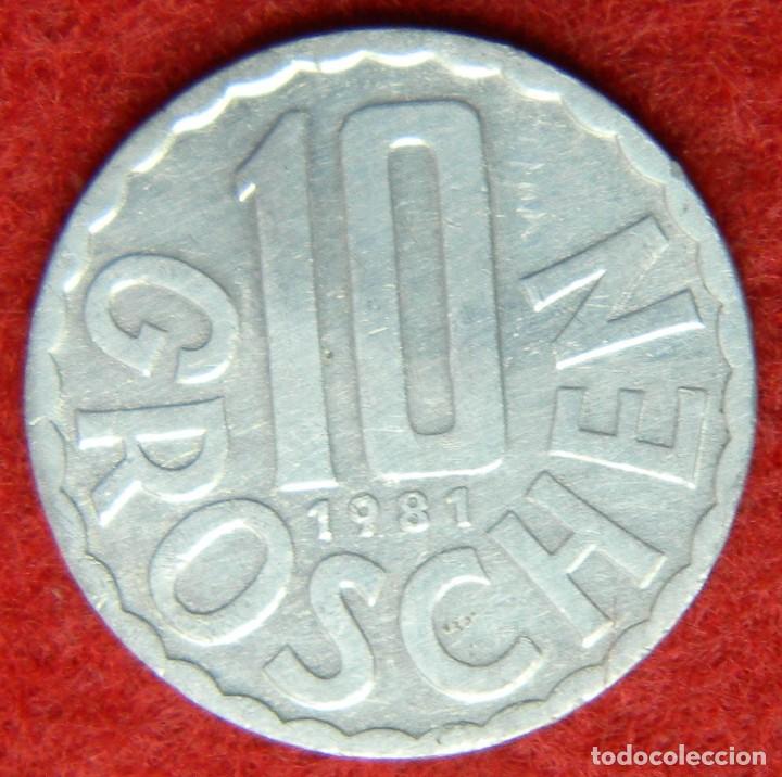 Monedas antiguas de Europa: Austria - 10 Groschen - 1981 - Foto 2