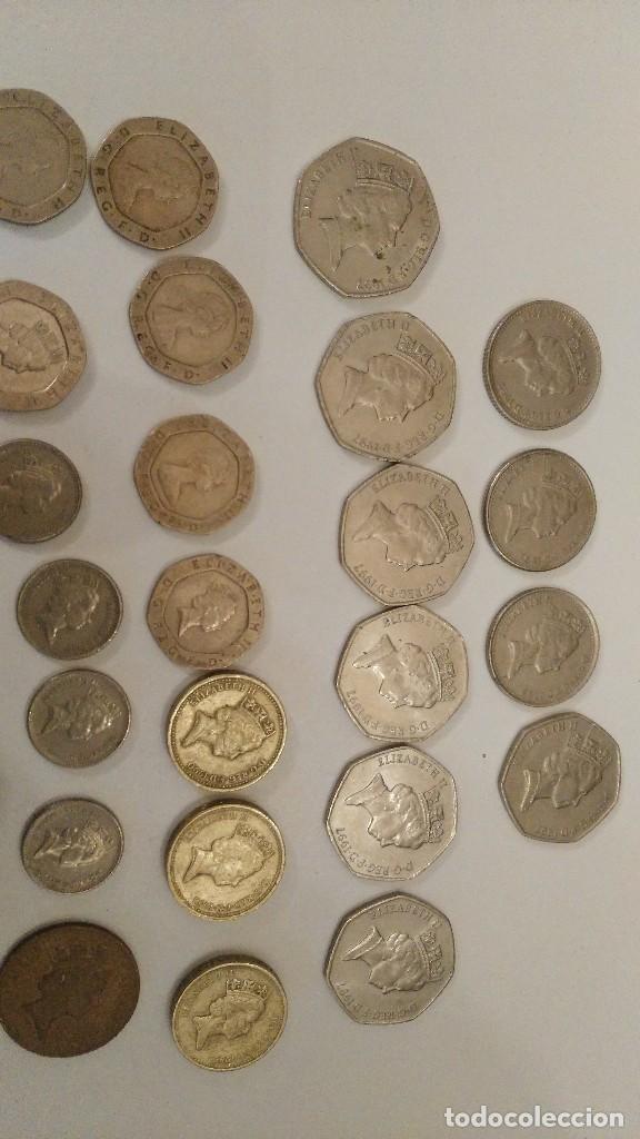 Monedas antiguas de Europa: lote 36 monedas inglaterra - Foto 3