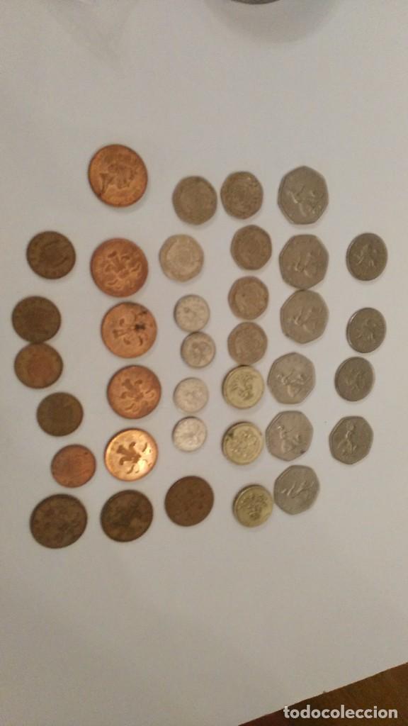 Monedas antiguas de Europa: lote 36 monedas inglaterra - Foto 4