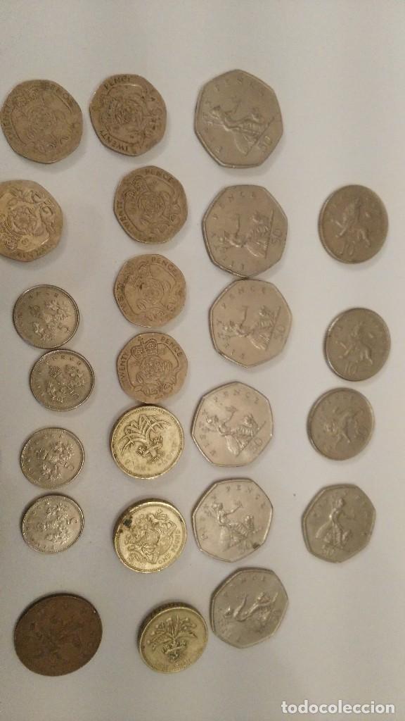 Monedas antiguas de Europa: lote 36 monedas inglaterra - Foto 6