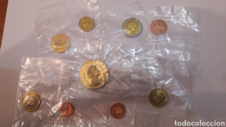 Monedas antiguas de Europa: Inglaterra 2002 pruebas proff 8 monedas - Foto 1