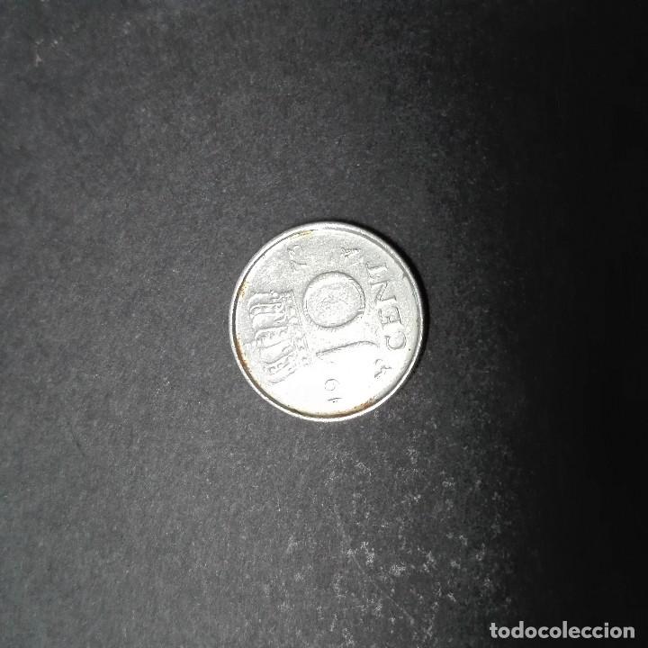 Monedas antiguas de Europa: HOLANDA A&Ntilde;O 1975 10 CENT - Foto 2