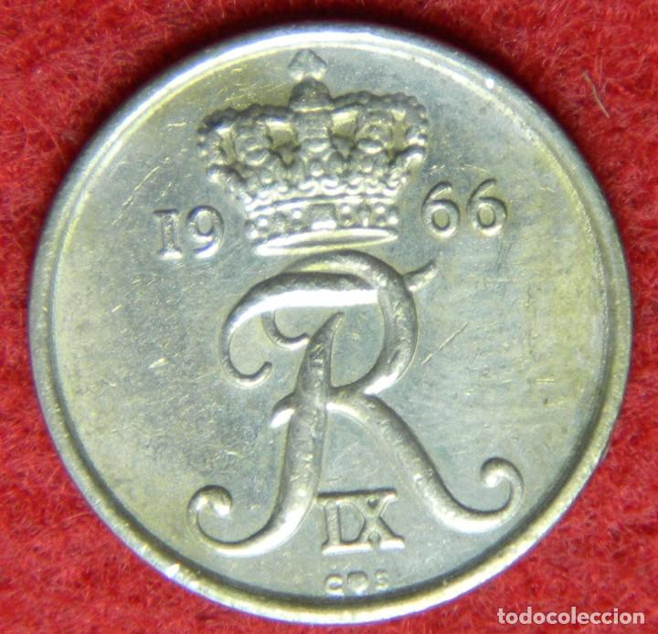 Monedas antiguas de Europa: Dinamarca - Danmark - 10 Ore - 1966 - Foto 2