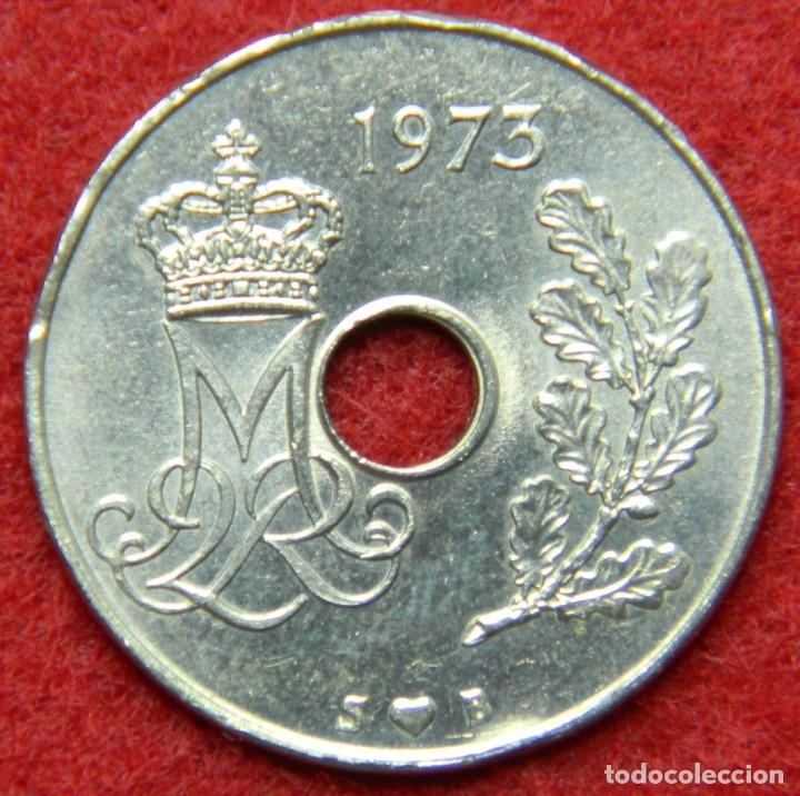 Monedas antiguas de Europa: Dinamarca - 25 Ore - 1973 - Foto 1