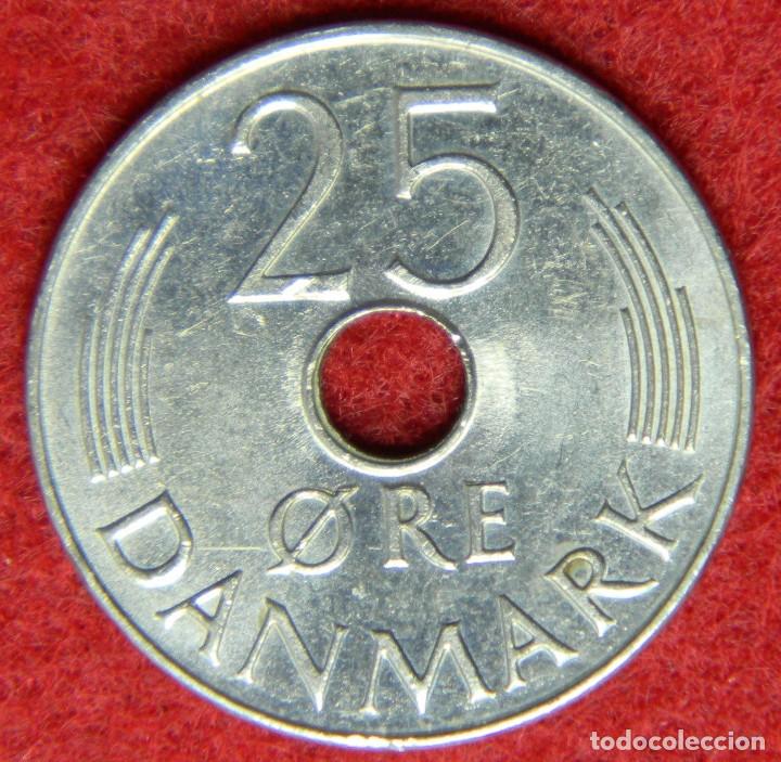 Monedas antiguas de Europa: Dinamarca - 25 Ore - 1973 - Foto 2