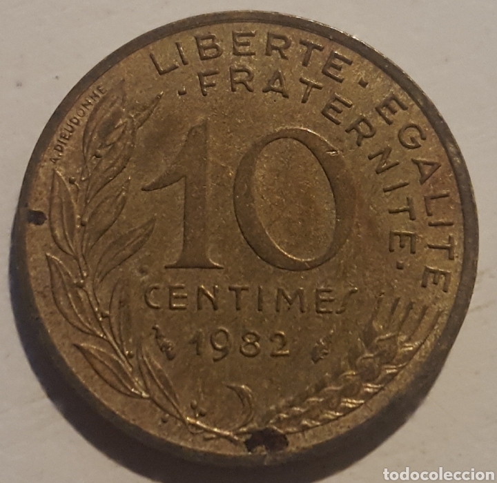 Monedas antiguas de Europa: MONEDA - FRANCIA 10 CENTIMOS 1982 - Foto 1
