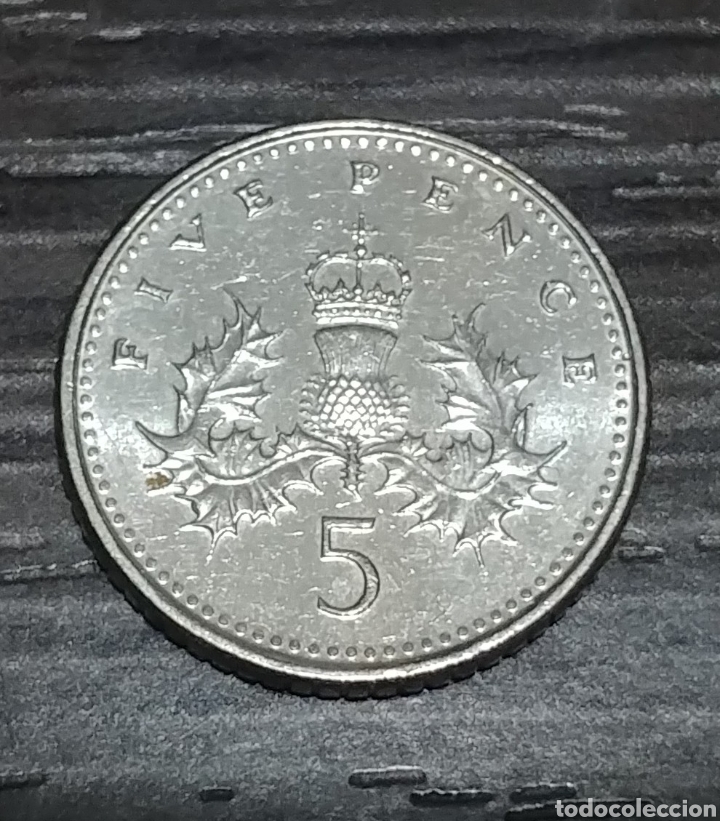 Monedas antiguas de Europa: 5 five pence 2003 Inglaterra - Foto 1