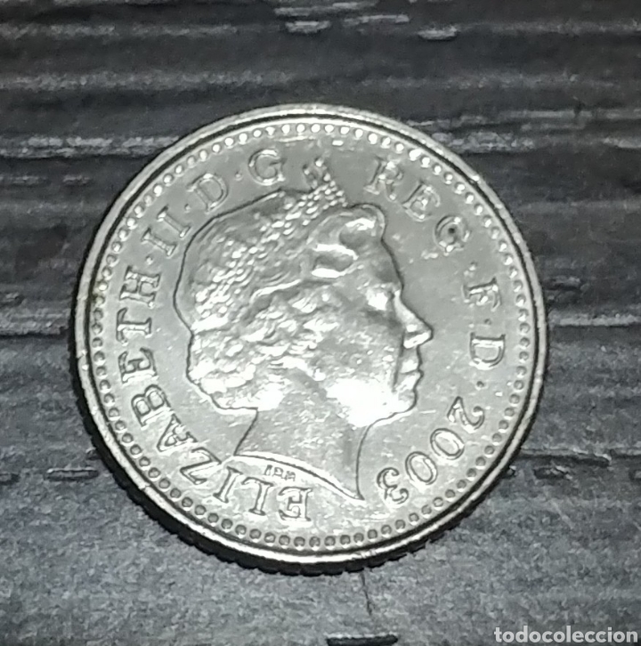 Monedas antiguas de Europa: 5 five pence 2003 Inglaterra - Foto 2