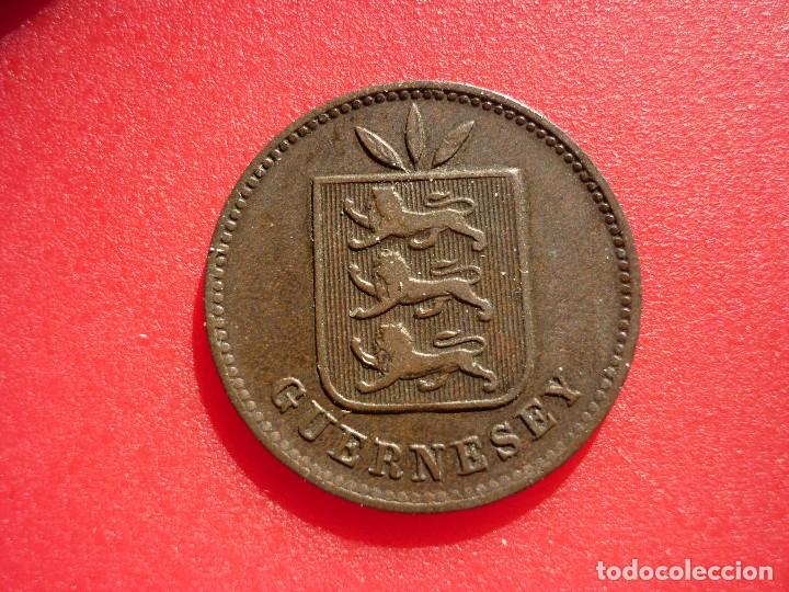 Monedas antiguas de Europa: GUERNESEY, 4 DOUBLES 1902 - Foto 1