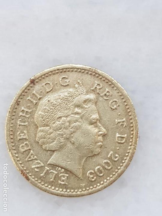 Monedas antiguas de Europa: MONEDA ++ INGLATERRA ++ ONE POUND +++ 2003 - Foto 1