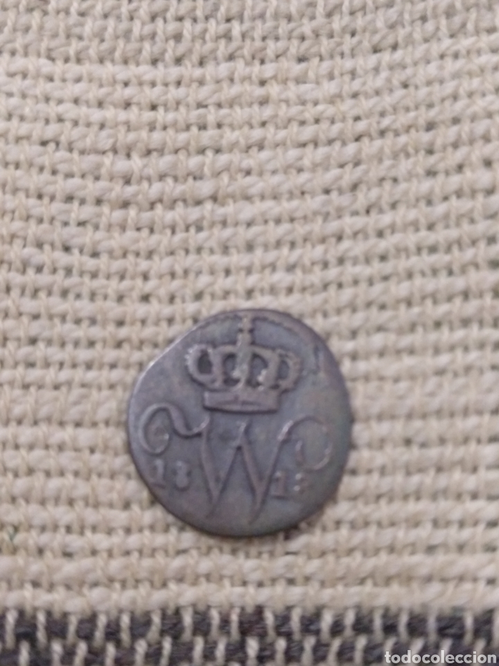 Monnaies anciennes de Europe: 20- Raro 1/2 Kreuzer 1818 Wilhem I Wurtemberg Alemania
