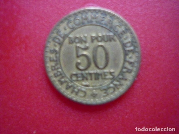 Monedas antiguas de Europa: FRANCIA, 50 CEMTIMES 1925 - Foto 2