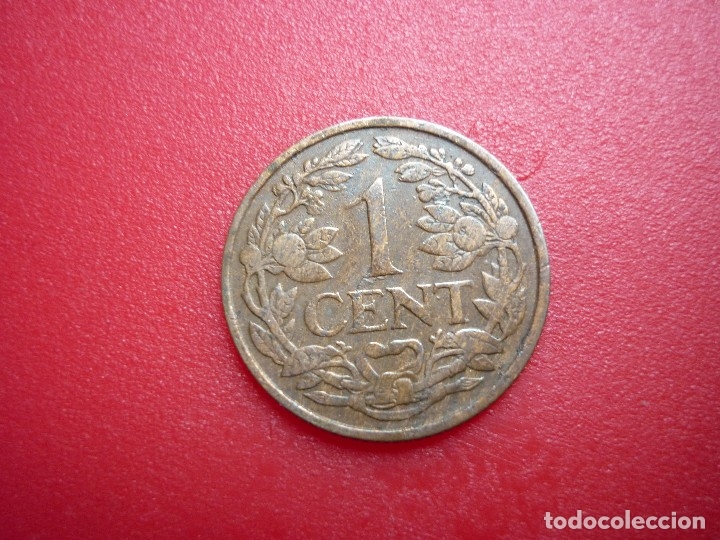 Monedas antiguas de Europa: HOLANDA - 1 CENT 1917 - Mbc - Foto 2