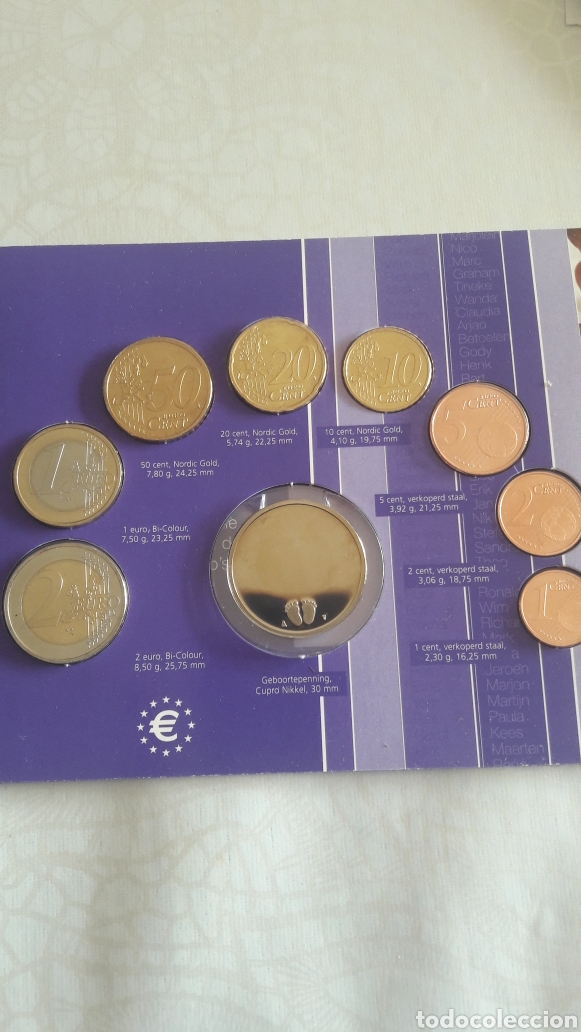 Monedas antiguas de Europa: Holanda 2003 set ni&ntilde;o oficial - Foto 1
