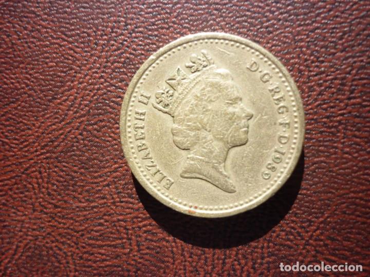 Monedas antiguas de Europa: INGLATERRA, ONE POUND 1980 - Foto 1