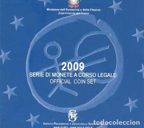 Moedas antigas da Europa: Italia 2009 Cartera Bl&iacute;ster Euros SC