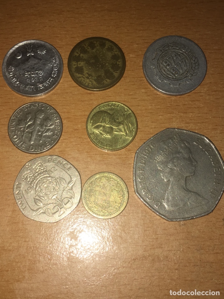 Monedas antiguas de Europa: Lote de 8 monedas extranjeras a identificar - Foto 2