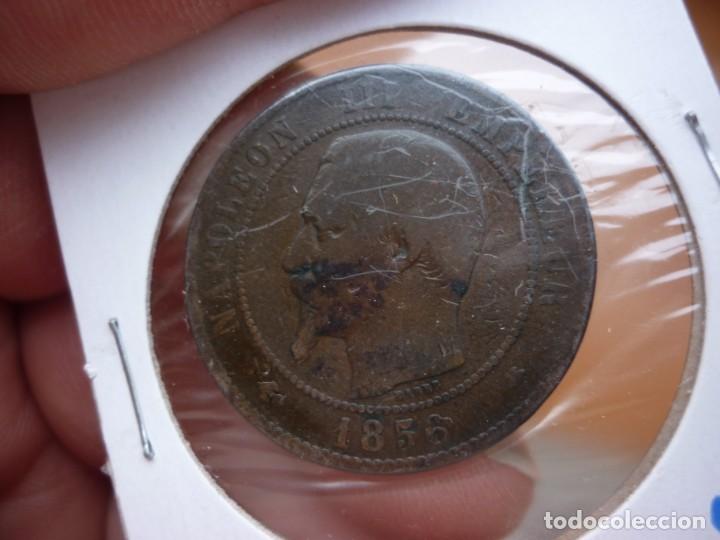 Monedas antiguas de Europa: FRANCIA, 10 CENTIMES 1856 BB - Foto 1