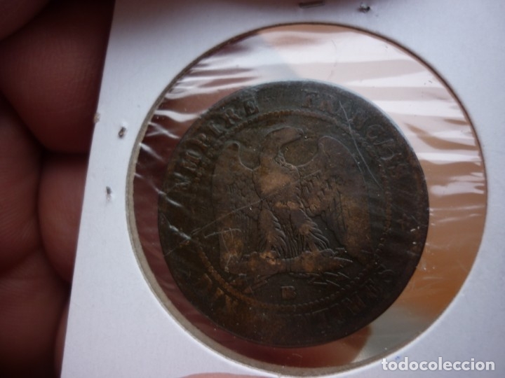 Monedas antiguas de Europa: FRANCIA, 10 CENTIMES 1856 BB - Foto 2