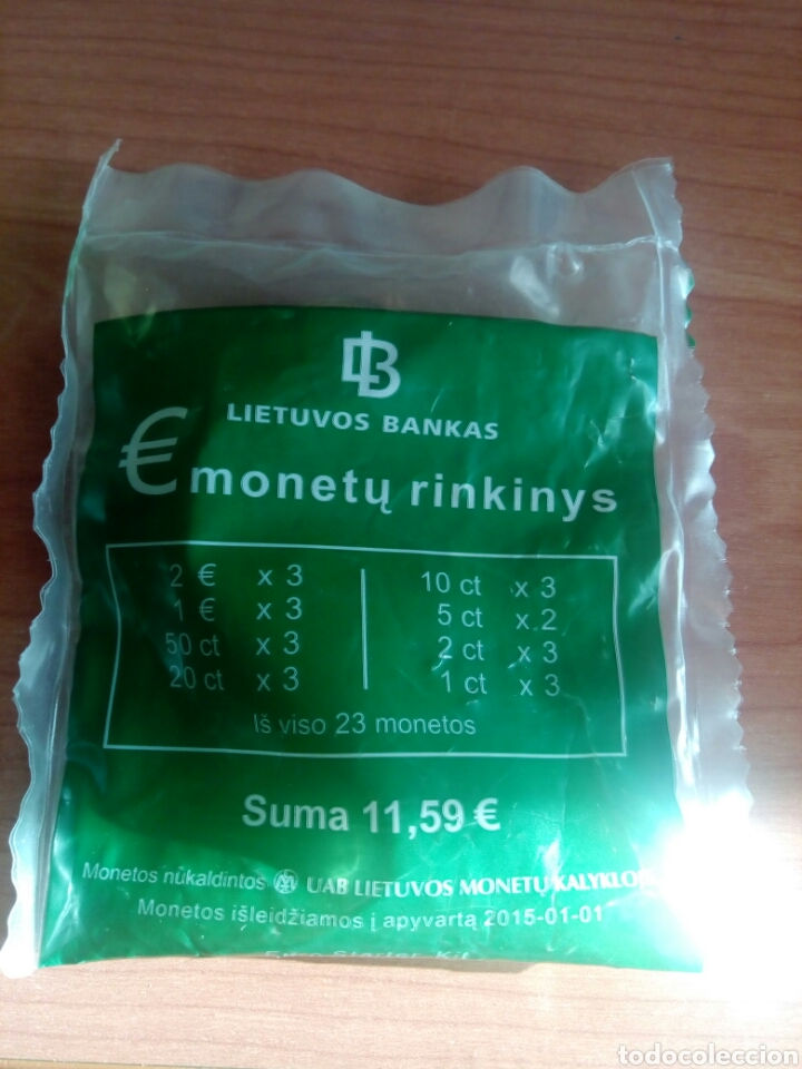 Monedas antiguas de Europa: Euros Lituania 2015 - Foto 1