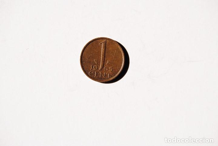 Monedas antiguas de Europa: Holanda, 1 centimo a&ntilde;o 1965 - Foto 2