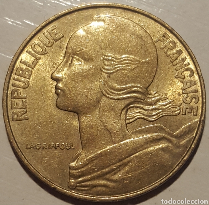 Monedas antiguas de Europa: MONEDA - FRANCIA 20 CENTIMOS 1984 - Foto 2