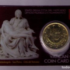 Moedas antigas da Europa: VATICANO 2013 - COIN CARD Nº 4 CON LA MONEDA DE 50 CENTIMOS. Lote 320187298