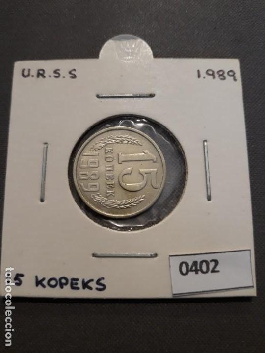 Monedas antiguas de Europa: URSS 15 Kopeks 1989 - Foto 1