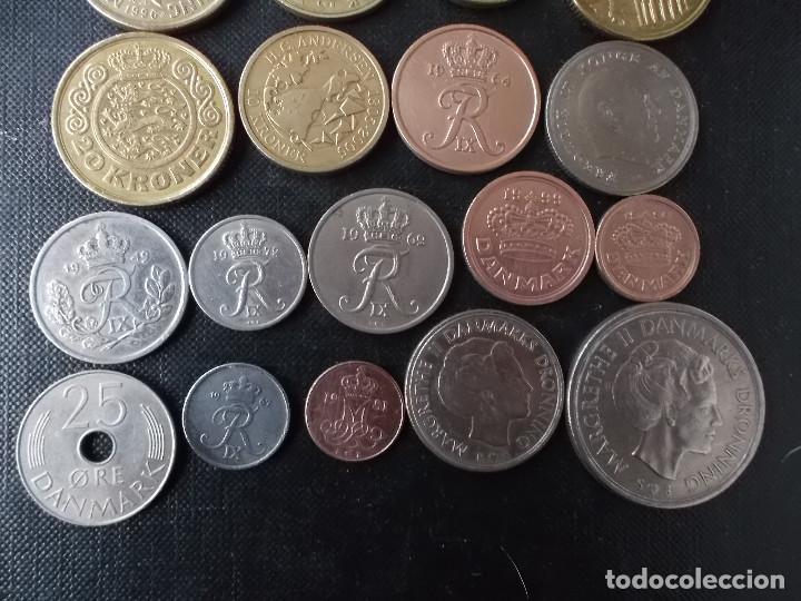 Monedas antiguas de Europa: coleccion de monedas de Dinamarca diversas decadas - Foto 5