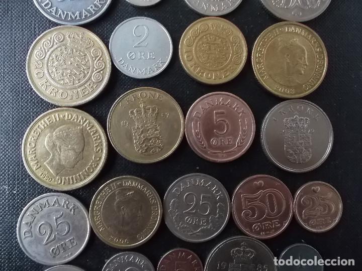 Monedas antiguas de Europa: coleccion de monedas de Dinamarca diversas decadas - Foto 7