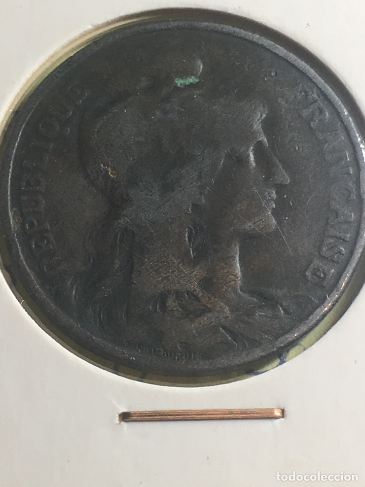 Monedas antiguas de Europa: Moneda de Francia 10 c&eacute;ntimos 1900 - Foto 1