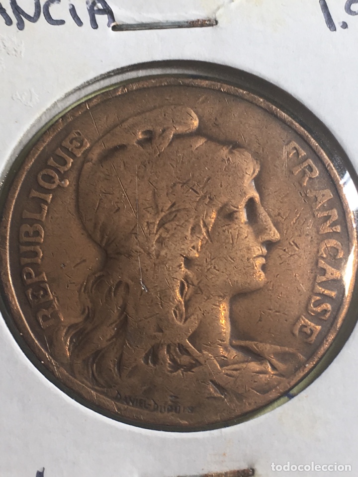 Monedas antiguas de Europa: Moneda de Francia 1914 10 c&eacute;ntimos - Foto 1