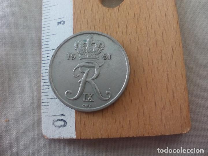 Monedas antiguas de Europa: MONEDA 25 ORE DINAMARCA 1961, - Foto 2