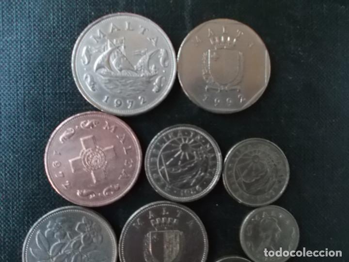 Monedas antiguas de Europa: monedas de Malta diferentes decadas - Foto 3