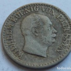 Monedas antiguas de Europa: MONEDA DE PLATA DE 1 SILBER GROSCHEN DE 1871 , REY GUILLERMO DE PRUSIA, CECA A