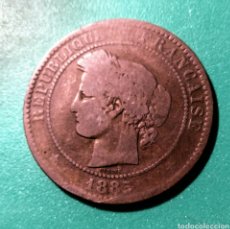 Monedas antiguas de Europa: FRANCIA. 10 CENTIMES DE BRONCE. 1885. A.. Lote 149537228