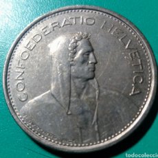 Monedas antiguas de Europa: SUIZA. 5 FRANCS 1973.