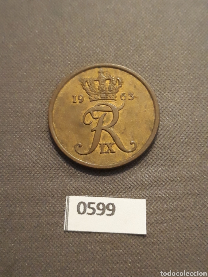 Monedas antiguas de Europa: Dinamarca 5 ore 1963 - Foto 1